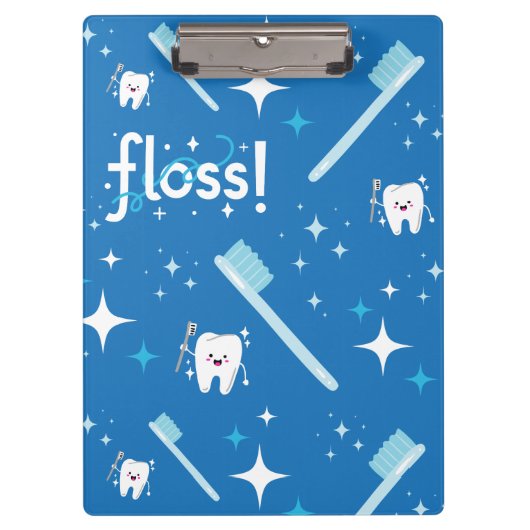 Tand klembord houder, cadeau voor mondhygiënist (Voorkant)