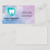 Tand Logo | Geneeskundige achtergrond Visitekaartje (Voorkant / Achterkant)