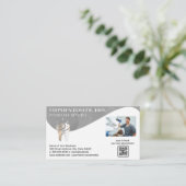 Tand Logo | Tandarts met patiënt Visitekaartje (Staand voorkant)