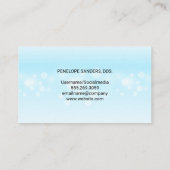 Tand met tandenborstel | Tand Visitekaartje (Achterkant)