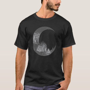 tand op de buitenzijde van de bergkamper t-shirt