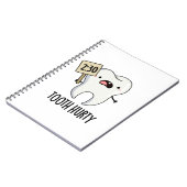 Tand Pijnlijk Grappige Tandarts Grap  Notitieboek (Linkerzijde)