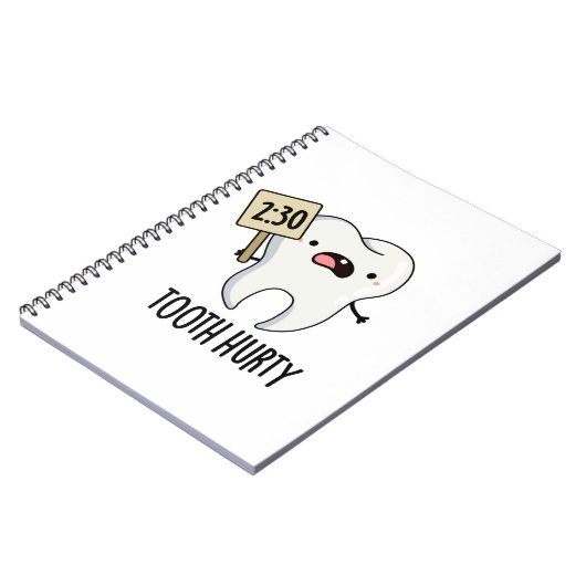 Tand Pijnlijk Grappige Tandheelkundige Pun Notitieboek (Linkerzijde)