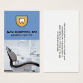 Tand Schild Pictogram | Tandartspraktijk Visitekaartje (Voorkant /achterkant)