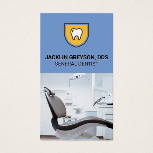 Tand Schild Pictogram | Tandartspraktijk Visitekaartje (Voorkant)