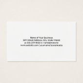 Tand Schild Pictogram | Tandartspraktijk Visitekaartje (Achterkant)