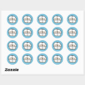 Tand Sticker [Blauw] (Vel)