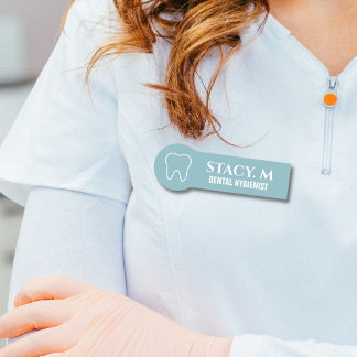 Tand Tandarts Assistent Hygiënist Tandheelkundige  Naamplaatje