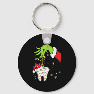 Tand Tandarts Tand Instant Tanden Kerstmis Xmas L Sleutelhanger