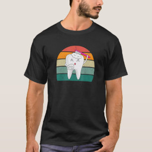 tand tanden boor tong tandvlees tandheelkundige pa t-shirt
