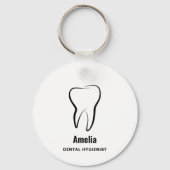 Tand tandheelkunde kliniek medische beroep sleutelhanger (Voorkant)