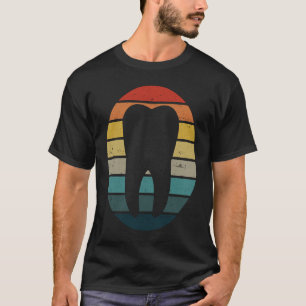 Tand Vintage Zonneschijn Tandarts Tandheelkundige T-shirt