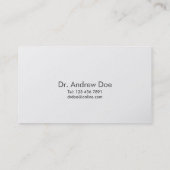 Tand - Visitekaartjes (Achterkant)