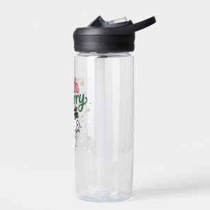 Tand wees vrolijk grappig tandarts kerst waterfles