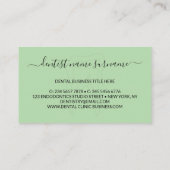 Tand whitening tandheelkundige kliniek modern Groe Visitekaartje (Achterkant)