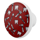 Tand wordt verteld | Bourgogne tandheelkundige ker Keramische Knop (Rechts)