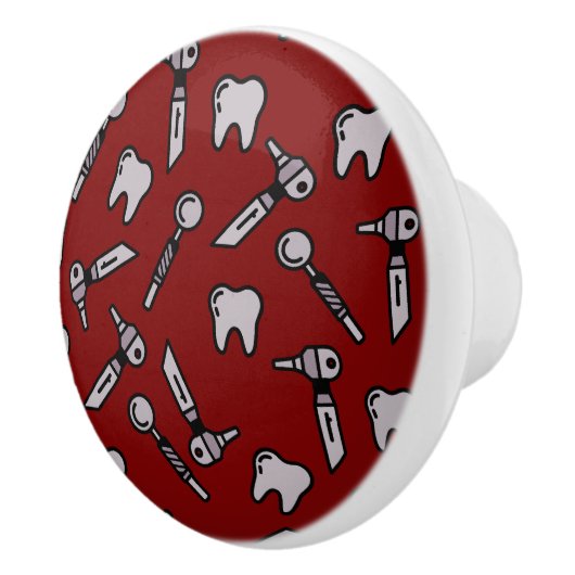 Tand wordt verteld | Bourgogne tandheelkundige ker Keramische Knop (Rechts)