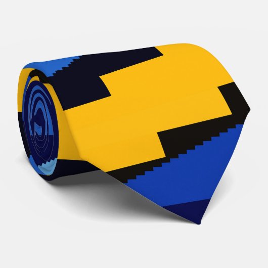 Tandachtige krokodil of trap omhoog stropdas (Opgerold)