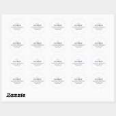 Tandarts Aangepaste Naam Sinds Jaar Ronde Sticker (Vel)