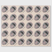 Tandarts aangepaste naam wrapping papier (Vlak)