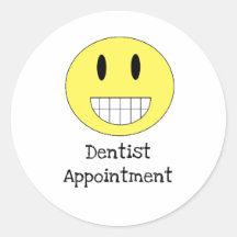 Tandarts Afspraak Kalender Stickers