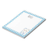 Tandarts afspraak tand notitieblok (Linkerzijde)