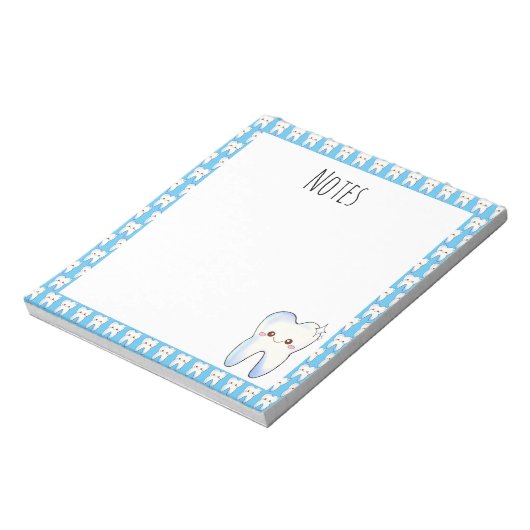 Tandarts afspraak tand notitieblok (Linkerzijde)