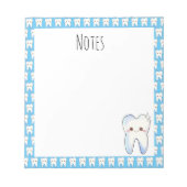 Tandarts afspraak tand notitieblok (Voorkant)