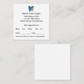 Tandarts Afspraak Visitekaartje Combinatie Afsprakenkaartje (Voorkant / Achterkant)