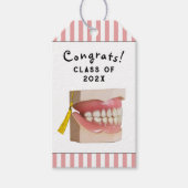 Tandarts Afstudeerfeest Gift Labels Cadeaulabel (Voorkant)