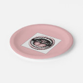 Tandarts Afstudeerfeest Papieren Bordje (Gekanteld)