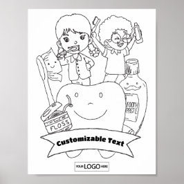 Tandarts Art Tandarts Galerie Kunst Kleuren Kunstw Poster