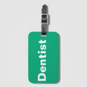 Tandarts Bagagelabel (Voorkant (verticaal))
