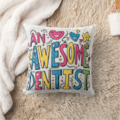 Tandarts bedankcadeau kussen (Deken)