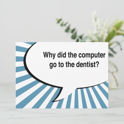 tandarts bluetooth-grap kaart (Staand voorkant)