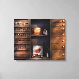 Tandarts - Boren voor tanden Canvas Afdruk