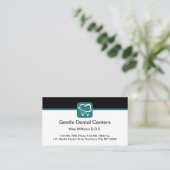 Tandarts budget afspraak Visitekaartjes (Staand voorkant)