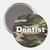 Tandarts camo magneet (Voorkant / Achterkant)