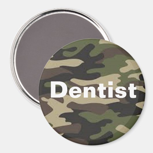 Tandarts camo magneet (Voorkant / Achterkant)