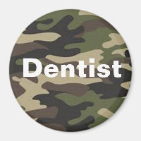 Tandarts camo magneet