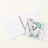 Tandarts Cartoon - Tandartsnotitieboek voor kinder Notitieboek (Binnen)