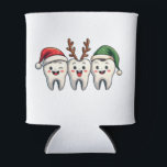 Tandarts Dental Christmas Santa Floss kerstboom Blikjeskoeler<br><div class="desc">Floss Christmas Design,  Christmas Floss Graphic,  Tandheelkundige Vakantie Kunst,  Tanden met Kerstmuts,  Tandarts Christmas Design,  Feestelijke Tandheelkundige Kunst,  Floss met Kerstmuts,  Kerst Tandheelkundige Thema,  Vakantie Floss Design,  Santa Hat Floss Graphic</div>