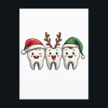Tandarts Dental Christmas Santa Floss kerstboom Briefkaart<br><div class="desc">Floss Christmas Design,  Christmas Floss Graphic,  Tandheelkundige Vakantie Kunst,  Tanden met Kerstmuts,  Tandarts Christmas Design,  Feestelijke Tandheelkundige Kunst,  Floss met Kerstmuts,  Kerst Tandheelkundige Thema,  Vakantie Floss Design,  Santa Hat Floss Graphic</div>