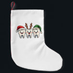 Tandarts Dental Christmas Santa Floss kerstboom Kleine Kerstsok<br><div class="desc">Floss Christmas Design,  Christmas Floss Graphic,  Tandheelkundige Vakantie Kunst,  Tanden met Kerstmuts,  Tandarts Christmas Design,  Feestelijke Tandheelkundige Kunst,  Floss met Kerstmuts,  Kerst Tandheelkundige Thema,  Vakantie Floss Design,  Santa Hat Floss Graphic</div>