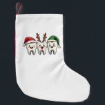 Tandarts Dental Christmas Santa Floss kerstboom Kleine Kerstsok<br><div class="desc">Floss Christmas Design,  Christmas Floss Graphic,  Tandheelkundige Vakantie Kunst,  Tanden met Kerstmuts,  Tandarts Christmas Design,  Feestelijke Tandheelkundige Kunst,  Floss met Kerstmuts,  Kerst Tandheelkundige Thema,  Vakantie Floss Design,  Santa Hat Floss Graphic</div>
