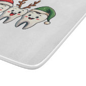 Tandarts Dental Christmas Santa Floss kerstboom Snijplank (Hoek)