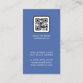 Tandarts die tanden inspecteren visitekaartje (Achterkant)