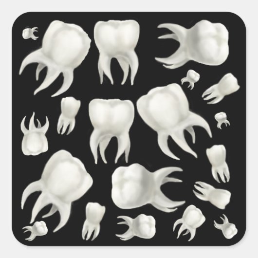 Tandarts droomtand Sticker (Voorkant)