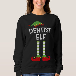 Tandarts Elf Schattige Bijpassende Familie Kerstmi Trui