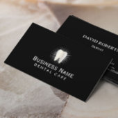 Tandarts Gloeiende Tand icon Professionele Tand Visitekaartje